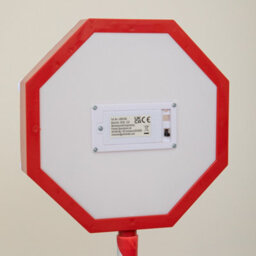 Samuel Alexander 57Cm Santa Stop Here Light Up Christmas Sign With 8 White Leds - thumbnail 6
