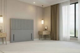 "Nexus Verona Plush Divan, Silver, 54"" Hb + 12"" Fb, 4 Drawers, Open Coil Mattress, Super King" - thumbnail 8
