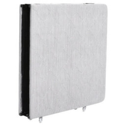 2 Fold Single Folding Bed With Wheels Portable Rollaway Fold Away Guest Bed Metal Frame - thumbnail 5