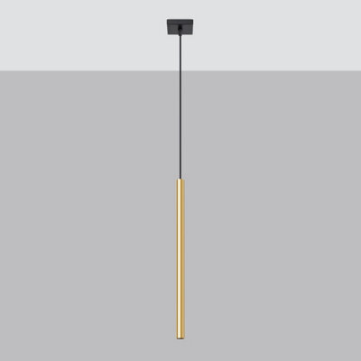 Sollux Lighting Pastelo Steel Golden Gloss 1 Lights Modern Pendant Ceiling Light - image 1