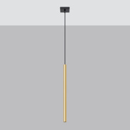 Sollux Lighting Pastelo Steel Golden Gloss 1 Lights Modern Pendant Ceiling Light - thumbnail 1
