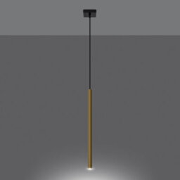 Sollux Lighting Pastelo Steel Golden Gloss 1 Lights Modern Pendant Ceiling Light - thumbnail 2