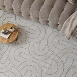 The Rugs Carmel Cream/grey Geometric Area Rug And Runner Non Shedding, Stain Resistant, Soft - thumbnail 7