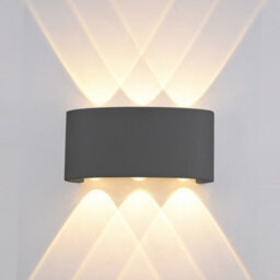 Luminosa Lighting Luminosa Ortelo Modern Outdoor Up Down Wall Lamp Led, - thumbnail 1