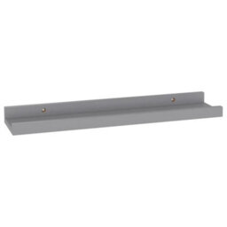 Berkfield Wall Shelves 4 Pcs Grey 40X9X3 Cm - thumbnail 4