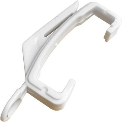 Fort Fasteners Curtain Rail Gliders To Fit Drape Extra, Valance, Lux Track White Maxi 15 Gliders - image 1