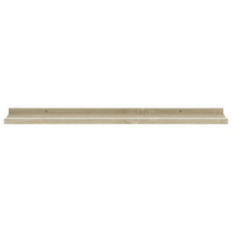 Berkfield Wall Shelves 2 Pcs White And Sonoma Oak 80X9X3 Cm - thumbnail 5