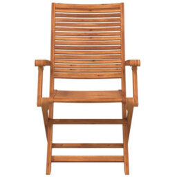 Folding Garden Chairs 4 Pcs 57X66X95 Cm Solid Wood Acacia - thumbnail 4
