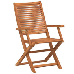 Folding Garden Chairs 4 Pcs 57X66X95 Cm Solid Wood Acacia - thumbnail 3