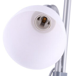 Darphe Modern Grey 2 Head Standing Floor Light For Living Room And Bedroom,175Cm - thumbnail 7