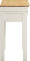 Seconique Bordeaux Console Table Ivory And Oak Fully Assembled - thumbnail 4