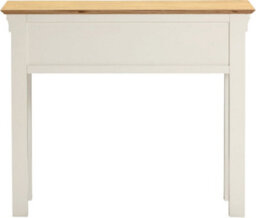 Seconique Bordeaux Console Table Ivory And Oak Fully Assembled - thumbnail 6
