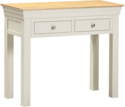 Seconique Bordeaux Console Table Ivory And Oak Fully Assembled - thumbnail 2