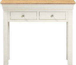 Seconique Bordeaux Console Table Ivory And Oak Fully Assembled - thumbnail 8