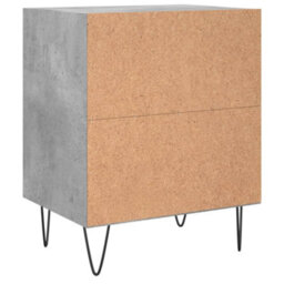 Berkfield Bedside Cabinets 2 Pcs Concrete Grey 40X30X50 Cm Engineered Wood - thumbnail 7