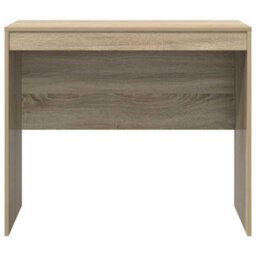 Berkfield Modern Writing Desk Sonoma Oak Particle Board 90 X 50 X 76 Cm Simple - thumbnail 5
