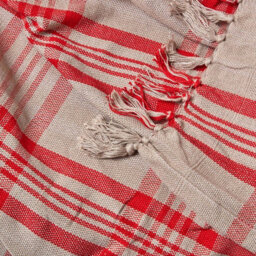Homescapes Grey & Red Tartan Check Sofa And Bed Throw, 150 X 200 Cm - thumbnail 5