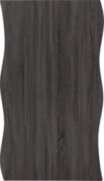 Seconique Quebec Wave Edge Dining Set - Black Wood Grain/black/grey Faux Leather - thumbnail 7