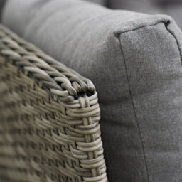 Outsunny 6 Pcs Rattan Garden Furniture Sectional Corner Sofa, Light Grey - thumbnail 8