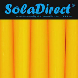 "SolaDirect Tapered Dinner Candles, Pack Of 10, Unscented, Long Burning Time, 24 Cm / 19.45"" (Orange, Matt)" - thumbnail 2