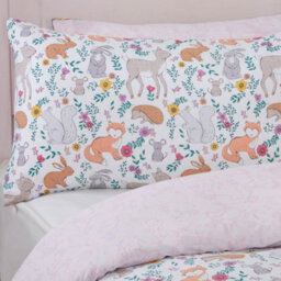Smart Living Luxury Twin Pack Enchanted Animals Reversible Duvet Set & Pillowcases - thumbnail 4