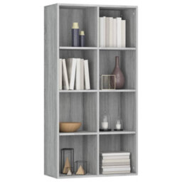 Berkfield Book Cabinet/sideboard Grey Sonoma 66X30X130 Cm Engineered Wood - thumbnail 8