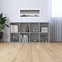 Berkfield Book Cabinet/sideboard Grey Sonoma 66X30X130 Cm Engineered Wood - thumbnail 7