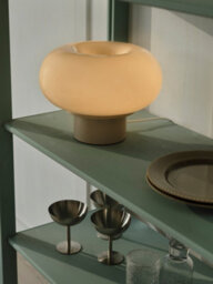 Nordlux Malti Indoor Table Lamp Beige Glass E27 Diffused - Mains Powered, Ip20 - thumbnail 6