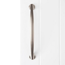 Salcombe White Wooden Bathroom Corner Cabinet, Wall-Mounted Storage Cupboard - thumbnail 5