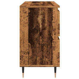 Berkfield Industrial Bathroom Cabinet Old Wood 80X33X60 Cm Engineered Wood - thumbnail 5