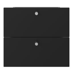 GoodHome Konnect Modular Matt Black Slab Internal Modular Drawer (H)323mm (W)322mm (D)322mm, Pair - thumbnail 2