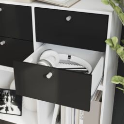 GoodHome Konnect Modular Matt Black Slab Internal Modular Drawer (H)323mm (W)322mm (D)322mm, Pair - thumbnail 5
