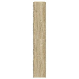 Berkfield Shoe Cabinet Sonoma Oak 80X21X125.5 Cm Engineered Wood - thumbnail 6