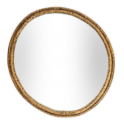 Nahla Large Dimpled Frame Mirror - Statement Wall Decor - thumbnail 1