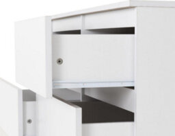 Seconique Malvern 6 Drawer Chest White Recessed Handles - thumbnail 6