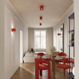 Luminosa Lighting Luminosa Aura Surface Mounted Downlight Red 2X Gx53 - thumbnail 7