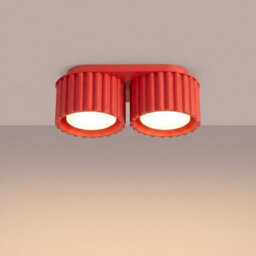 Luminosa Lighting Luminosa Aura Surface Mounted Downlight Red 2X Gx53 - thumbnail 3