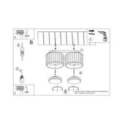 Luminosa Lighting Luminosa Aura Surface Mounted Downlight Red 2X Gx53 - thumbnail 6