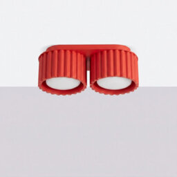 Luminosa Lighting Luminosa Aura Surface Mounted Downlight Red 2X Gx53 - thumbnail 2