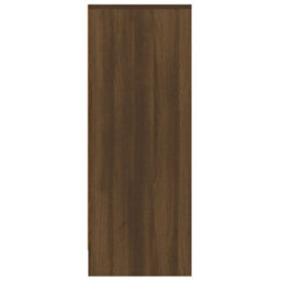 Berkfield Shoe Cabinet Brown Oak 60X35X92 Cm Engineered Wood - thumbnail 7