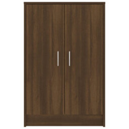 Berkfield Shoe Cabinet Brown Oak 60X35X92 Cm Engineered Wood - thumbnail 6