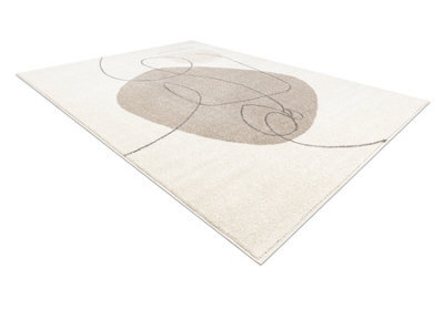 RugsX Carpet Fusion 8299 Cream Beige - Geometric, Modern, Abstract 80X150 Cm - image 1