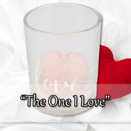 Valentines Scented Rose Candle Heart Glass Romantic Gift 6. 5Cm Pink - thumbnail 5