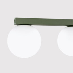 Sollux Lighting Yoli Steel/glass Olive Green 2 Lights Minimalist Ceiling Lamps - thumbnail 5