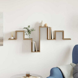 Walplus Wall Shelf Artisan Oak 104.5 X 10 X 43 Cm Engineered Wood - thumbnail 4
