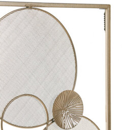 Beliani Gold Metal Wall Art - Rectangular Modern Mural With Built-In Hangers, 31 X 90 Cm - thumbnail 5