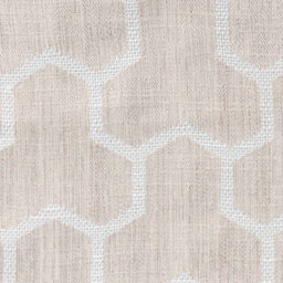 "Homescapes Natural Geometric Jacquard Blackout Eyelet Curtain Pair, 90 X 72""" - thumbnail 4
