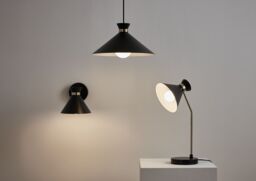 GoodHome Apennin Contemporary Matt Black Wired Wall Light - thumbnail 7