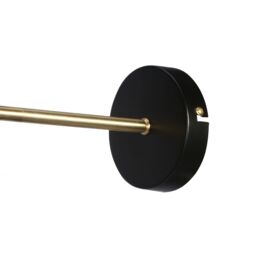 GoodHome Apennin Contemporary Matt Black Wired Wall Light - thumbnail 6