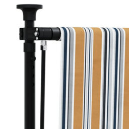 Walplus Outdoor Roller Blind Yellow And White 120X270 Cm Fabric&steel - thumbnail 7